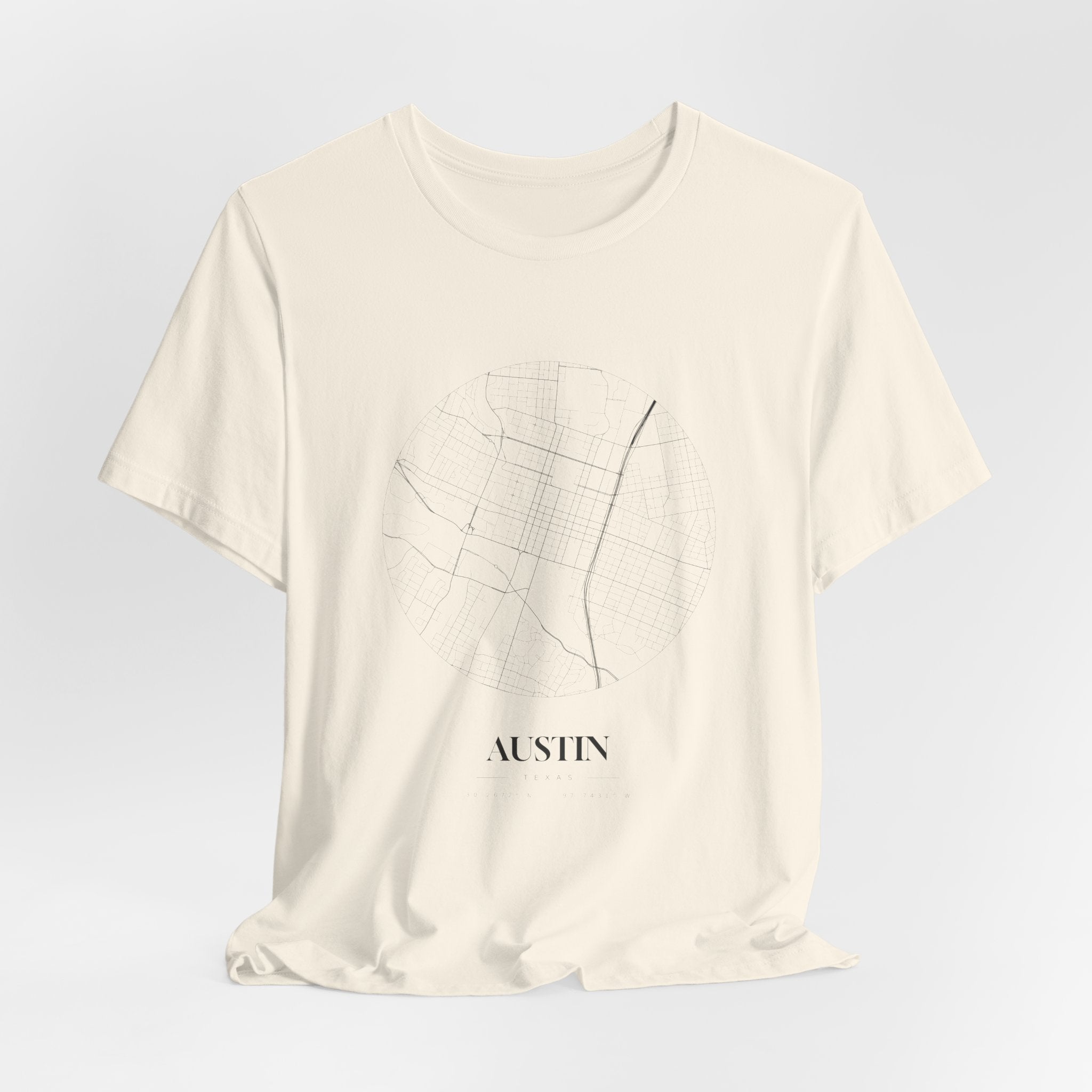 Austin Street Map Tee — Atlas