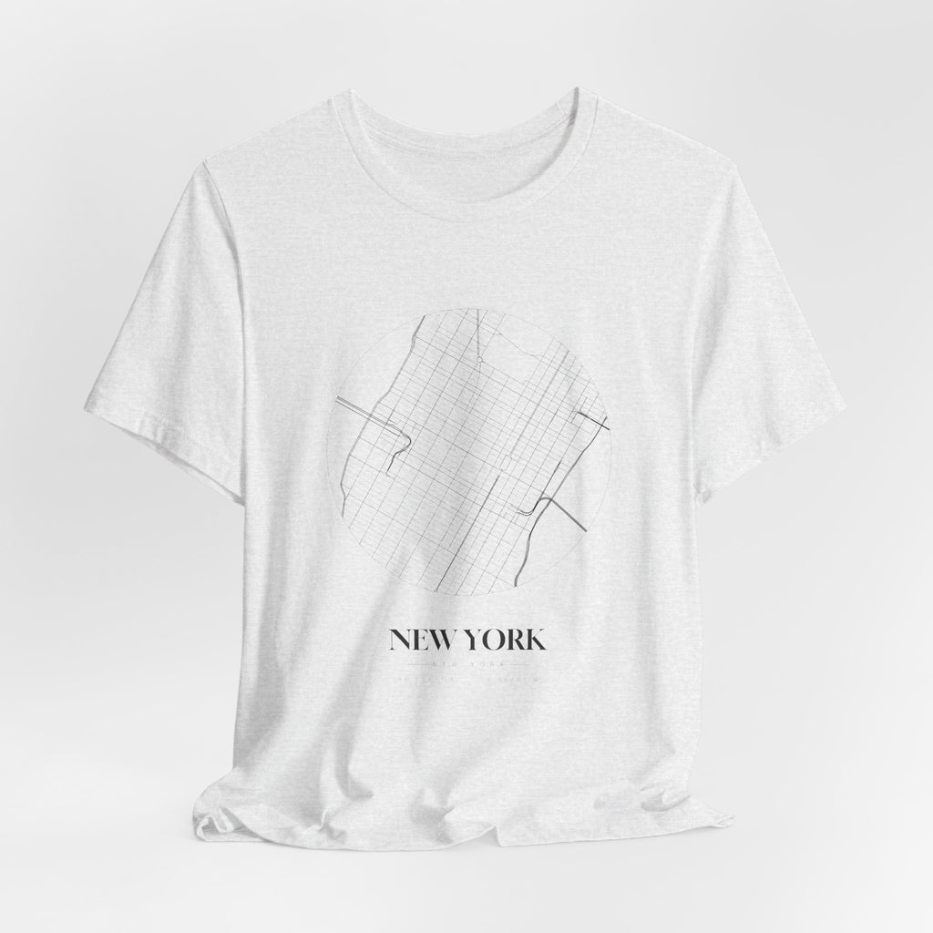 New York Street Map Tee — Atlas