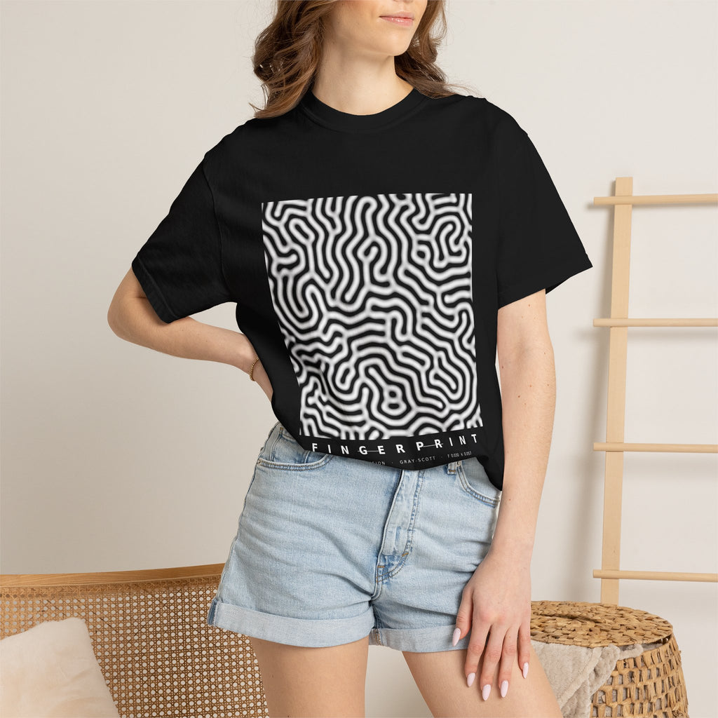 Fingerprint Tee - Turing Reaction-Diffusion Art | Men's