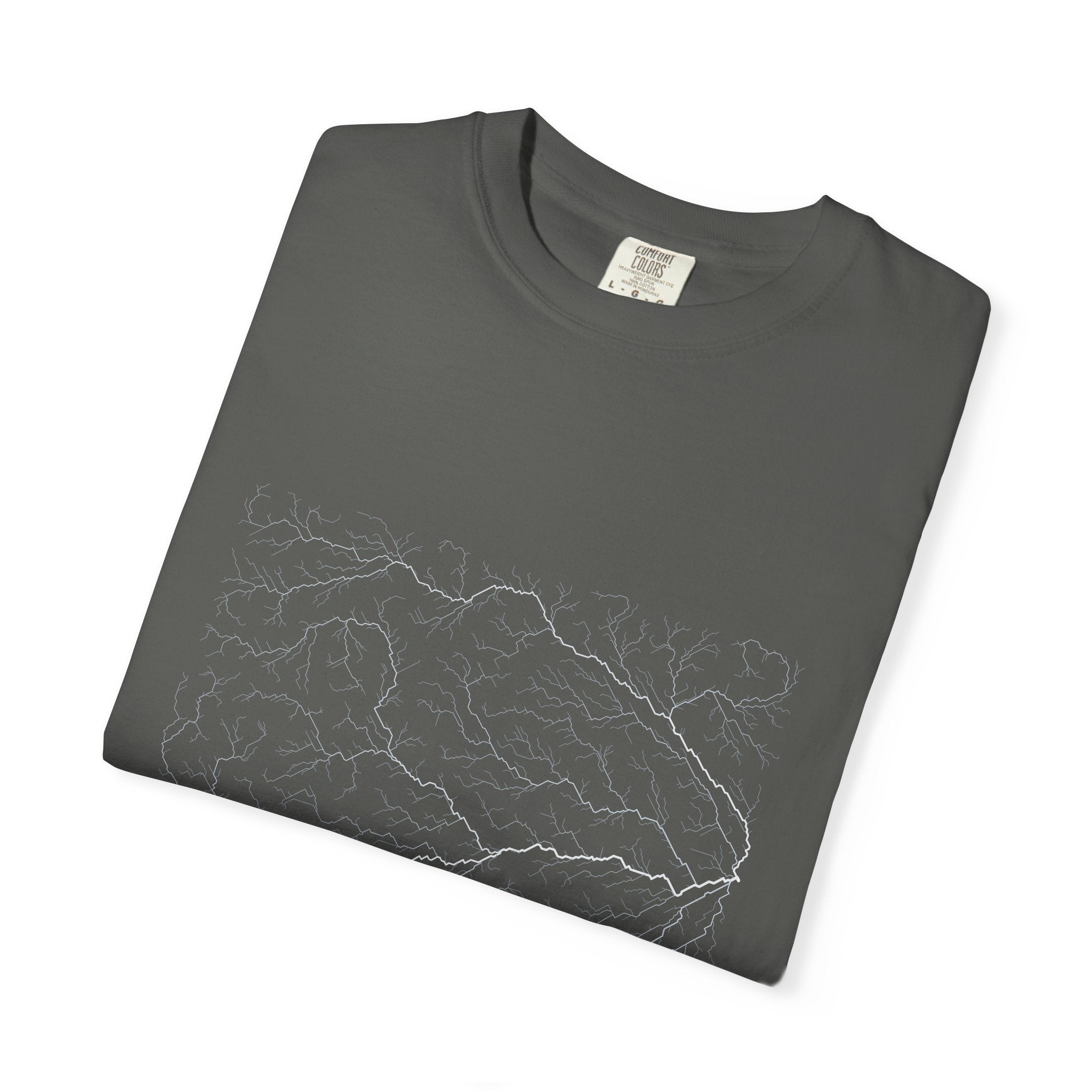 Amazon Tee - Modeled Drainage Network Art | Men's