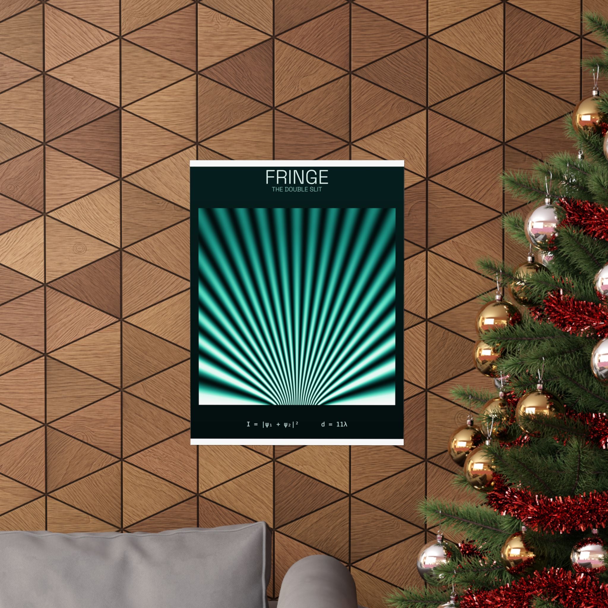 Double Slit - Fringe Poster