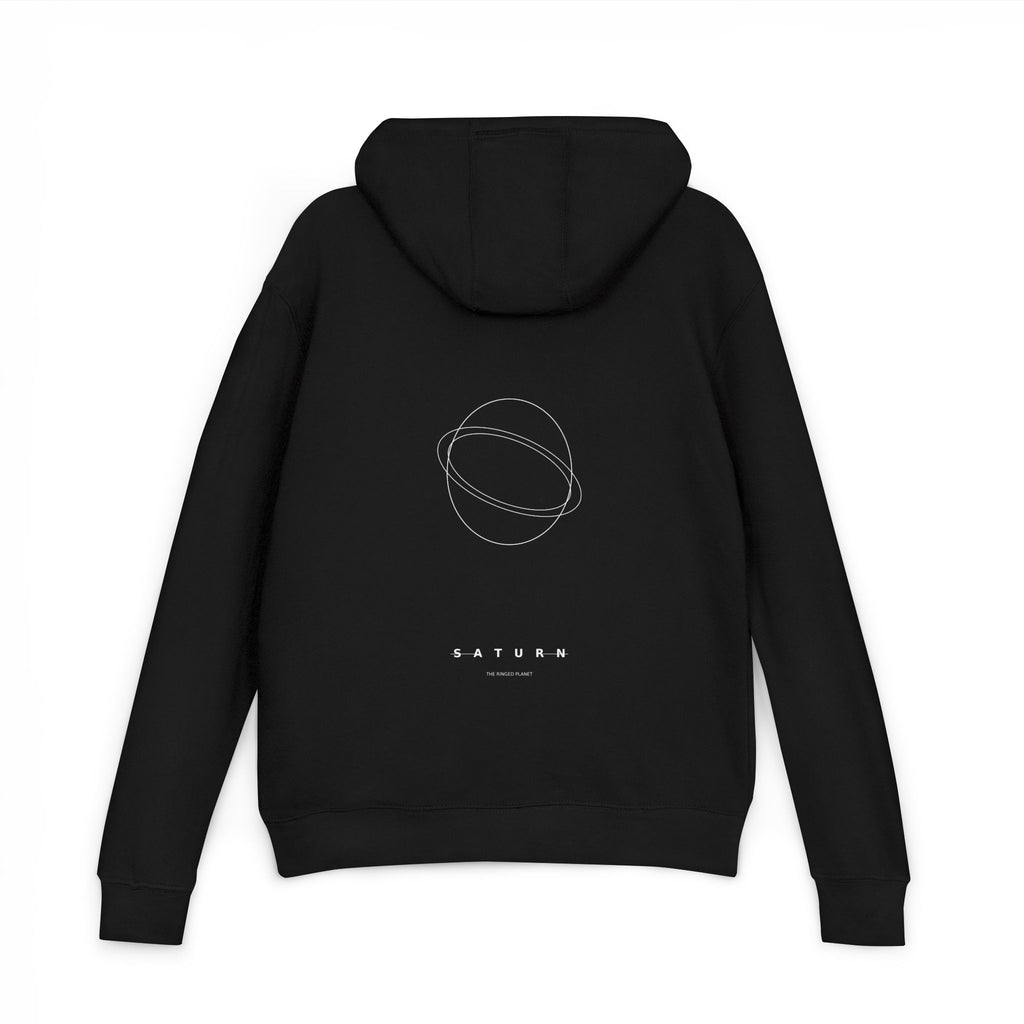 Saturn Hoodie — Ringed Planet Celestial French Terry
