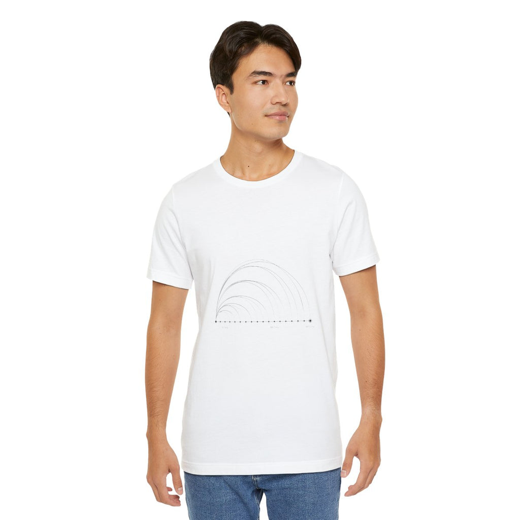 Hop Count Network Engineer tee, worn